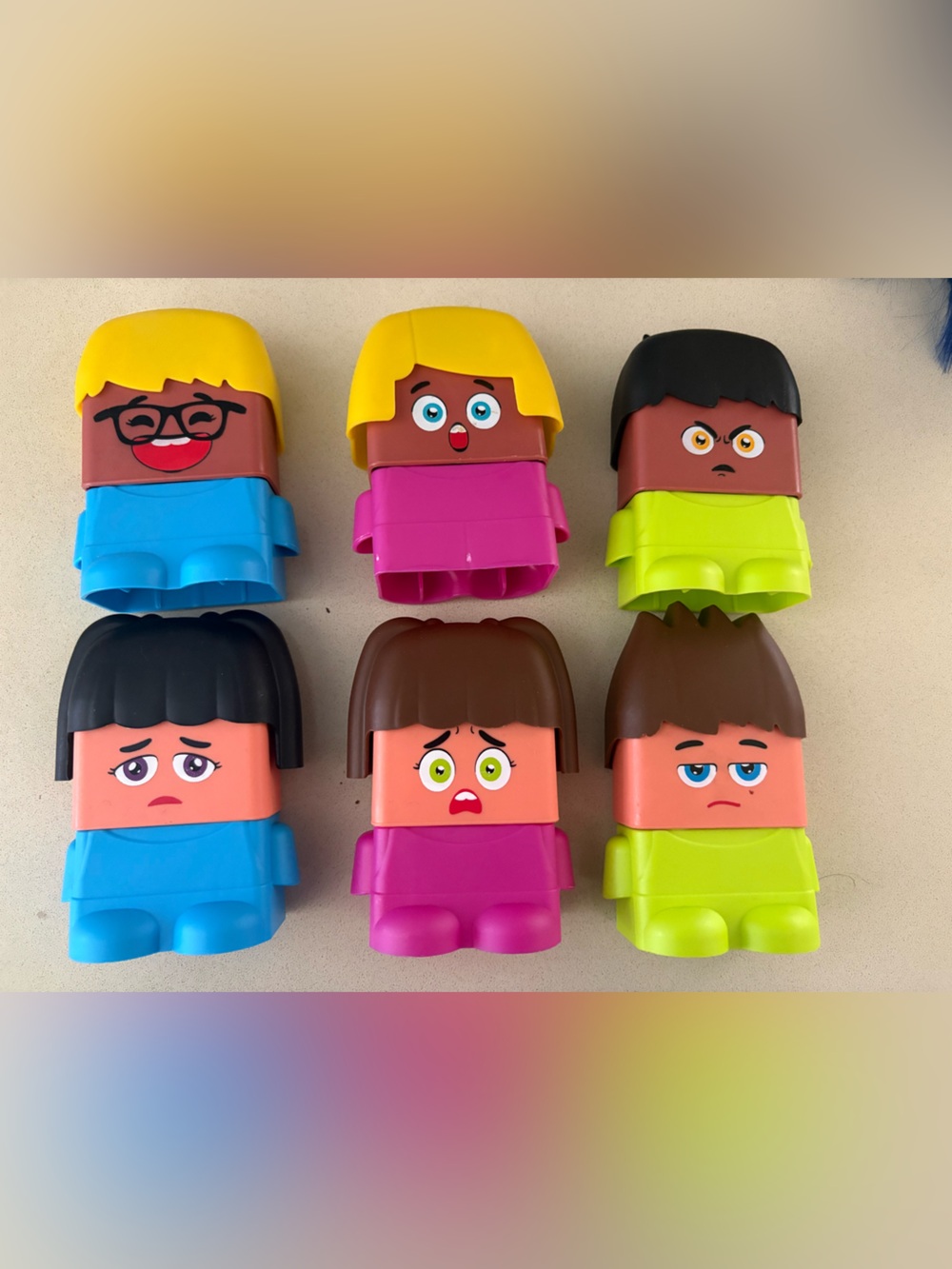 Miniland Emotiblocks Emotion Figures